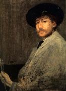 James Abbot McNeill Whistler, Arrangement in Grey Portrait of the Painter